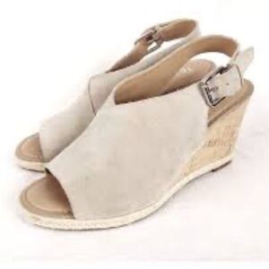 Franco Sarto Tan Wedge Shoes